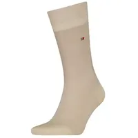 TOMMY HILFIGER Herren Socken Premium Wolle - beige melange - 45-46