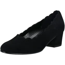 Pumps GABOR COMFORT "Gabor Comfort Pumps Leder", Damen, Gr. 38, schwarz, Leder, elegant, Schuhe