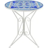 Hti-Living Gartentisch 55 x 55 x 68 cm Creme