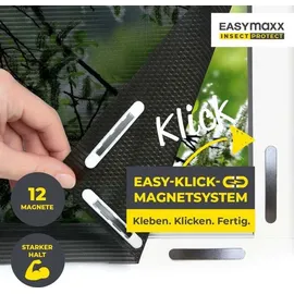 EasyMaxx Insektenschutzgitter 130 x 150 cm Schwarz