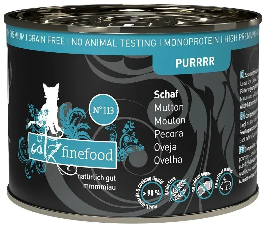 Catz finefood Purrrr No.113 Schaf 6x200g