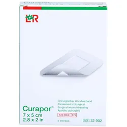 Curapor Wundverband Steril Chirurgisch 5x7 Cm