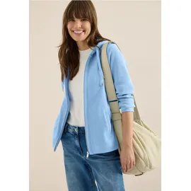 Cecil Langarm Jacke mit Kapuze und Taschen - Blau