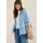 Cecil Langarm Jacke mit Kapuze und Taschen - Blau