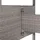 Beliani Gartentisch 145 x 80 x 74 cm Grau