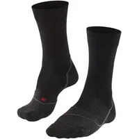 Falke Unisex Fahrradsocken BC Warm U So Wolle Funktionsmaterial antiblasen 1 Paar, Schwarz Black-Mix