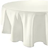 sander table + home Tischdecke Tischdecke "Loft", fleckabweisend Uni braun oval | 150 cm x 200 cm