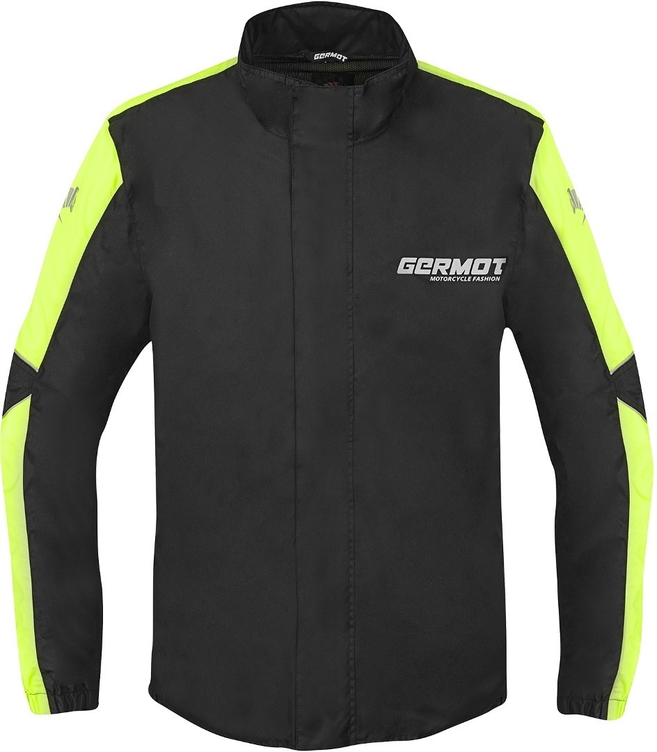 Germot Bergen Regenjacke, schwarz-gelb, Größe S für Männer