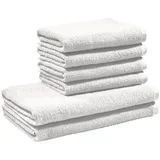 REDBEST Oceanside Handtuchset 6-tlg. weiß