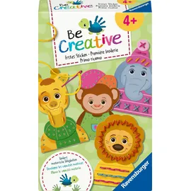 Ravensburger BeCreative Erstes Sticken - Bastelset für Kinder ab 4 Jahren, Erstes Sticken für Mädchen und Jungen - 25536 - Geburtstagsgeschenke, Deko selber basteln