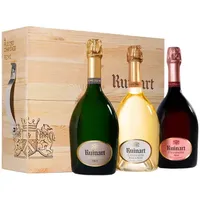 Champagner Ruinart - Cave Urbaine 3 Flaschen - Blanc de Blancs - Rosé - Brut