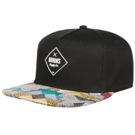 Djinn's 5 Panel Snapback Cap Rubber Aztek schwarz Einheitsgröße