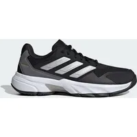 Adidas Courtjam Control 3 Tennisschuh Core Black / Silver Metallic / Grey Four 38