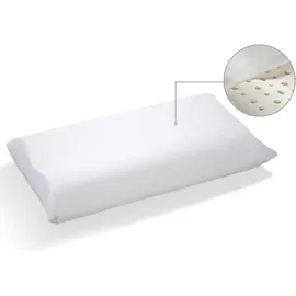 letti moderni KopfKissen Anatomic Latex 38 x 80 cm Weiß