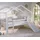 Vipack Hausbett Forrest 90 x 200 cm Buche massiv lackiert weiß