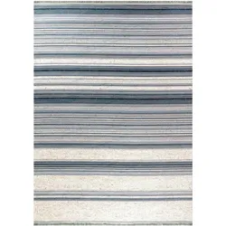 Webteppich Arjen in Blau/Beige ca. 120x170cm
