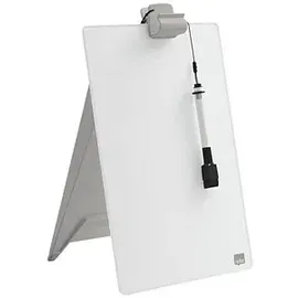 NOBO Schreibtisch-Whiteboard Notiz 21,6 x 29,7 cm brillant weiß Glas