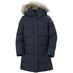Helly Hansen Winter-Steppmantel Blossom Puffy Winter Parka (warm, wasserabweisend) navyblau Damen
