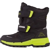 Kappa Unisex Kinder Stiefel Winterschuh gefüttert Stylecode 260903K Schwarz, Schuhgröße:31 EU - 31