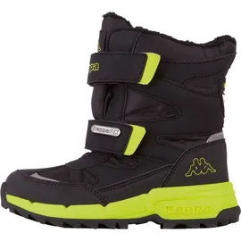 Kappa Unisex Kinder Stiefel Winterschuh gefüttert Stylecode 260903K Schwarz, Schuhgröße:31 EU - 31