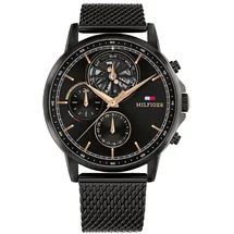 Tommy Hilfiger Multi Zifferblatt Quarz Uhr für Herren Kollektion mit Edelstahlarmband Edelstahlarmband - 1710610