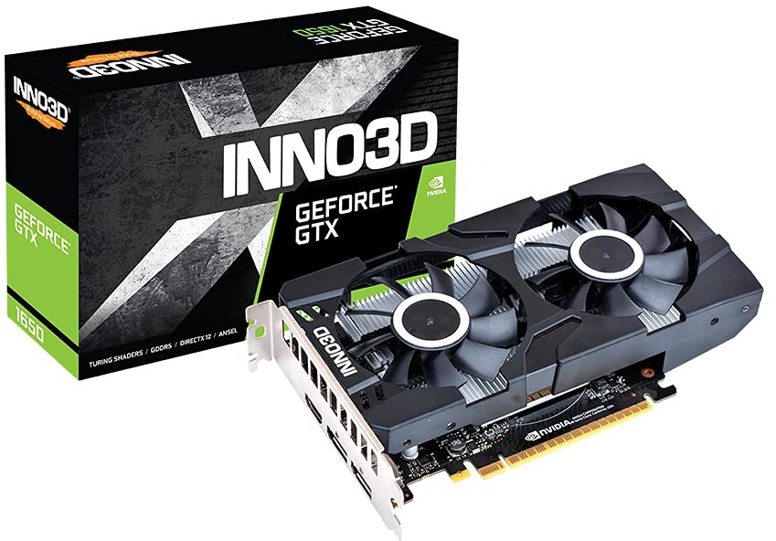 Inno 3D N16502-04D6X-1177VA25 Graphics Card NVIDIA GeForce GTX 1650 4 GB GDDR6