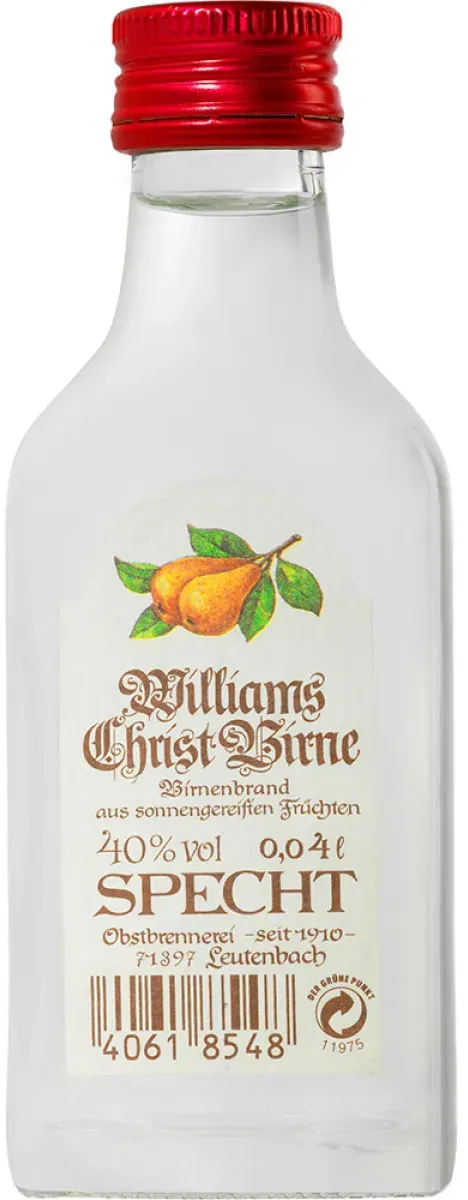 Specht Williams Christ Birne 40% vol. 0,04 l