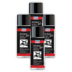 4x 400ml LIQUI MOLY 1540 Rostschutz Zinkspray Grundierung Zink-Spray Lackierung