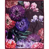 DESCANSO Bloomie Kuscheldecke 130 x 160 cm Rot