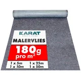 Malervlies für Profi- und Heimwerkarbeiten 180g/m2 1 x 25 m Rolle - Grau