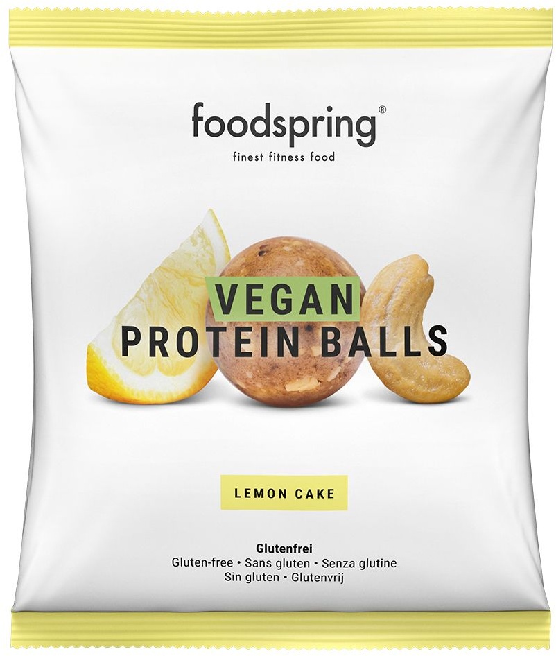 foodspring® Proteinballs Gâteau au citron végétalien 40 g Autre