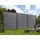 Traumgarten Zaun-Set 2500 x 180 cm Anthrazit/WPC