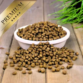 Lyra Pet 2,5 kg Lecker.Pet® Leo's Adult Geflügel & Forelle Katzenfutter Trockenfutter Vollnahrung + 2 Mäuse