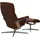 Stressless Relaxsessel STRESSLESS "Mayfair", braun (copper paloma), B:92cm H:103cm T:79cm, Leder PALOMA: PALOMA ist ein durchgefärbtes Semianilin-Möbelleder mit natürlicher Narbung., Sessel, Relaxsessel, mit Hocker, mit Cross Base, Größe S, M & L, Holzakzent Eiche