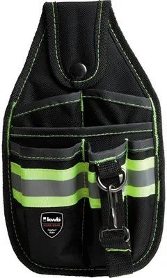 Werkzeug-Gürteltasche aus 1680D Nylon in Schwarz