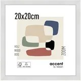 accent by nielsen Bilderrahmen Zoom 20x20 cm, Weiß, - Weiß