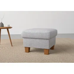 Stauraumhocker HOME AFFAIRE "Caldera", silber, B:58cm H:48cm T:58cm, 100% Polyester, Hocker, Stauraum, auch in Easy Care-Bezug für einfaches Reinigen mit Wasser
