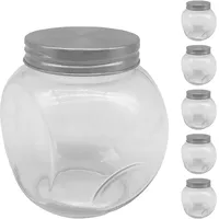 Relaxdays Bonbonglas 480 ml 6 St.