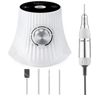 JCMASTER JCMASTER® JCM-EUK6 Nagelfräser - Deutsche Marke - Gelnägel & Acrylnägel Profi Set Elektrisch, Fußpflegegerät, Kunstnägel, Stufenlose Regulierung Touchbedienung, inkl 4x Bits