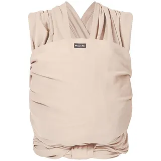 Hoppediz Tragetuch Elastisches Tragetuch, aus 100% Bio-Baumwolle beige 4,60 x 0,50 m