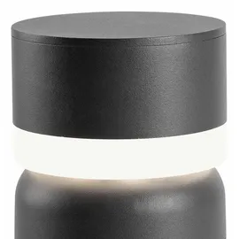 faro BARCELONA Sockelleuchte Aluminium 25,0 cm inkl. LED 3000K IP54 dunkelgrau
