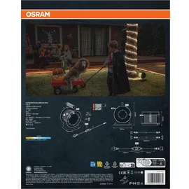 Osram Lichtschlauch LED 20M IP65 inkl. Kabeltrommel, Montagezubehör, Anschlusskabel weiß