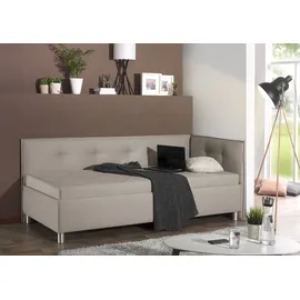 MAINTAL Polsterliege 109 x 210 cm Beige