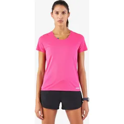 Laufshirt kurzarm Damen atmungsaktiv - Run 100 pink M