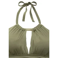 LASCANA Badeanzug Damen oliv Gr.36 Cup A/B