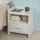 SoBuy Nachtschrank FBT66 38 x 35 x 45 cm Weiß