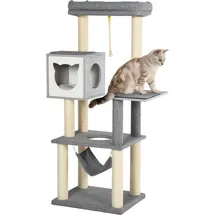 PawHut Kratzbaum 59 x 48 x 155 cm grau