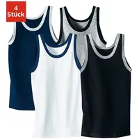 AUTHENTIC LE JOGGER Unterhemd in schwarz, weiß, grau-meliert, marine),