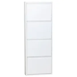 VCM Pisa 50 x 140 x 16 cm 4 Klappen/Türen / weiß