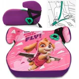 Paw Patrol Skye Kindersitz, Autositz, Ständer für Mädchen 15-36 kg, 125-150 cm